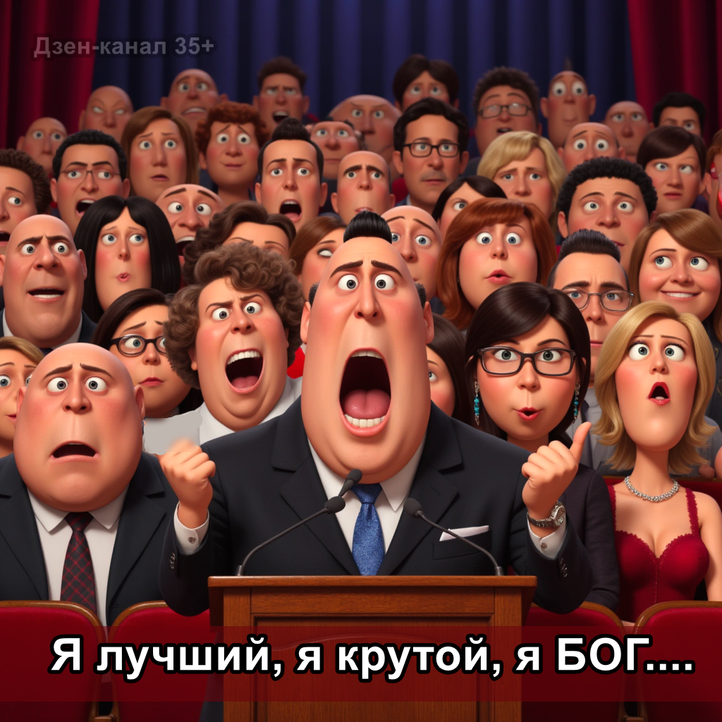 Хвалят себя без меры...