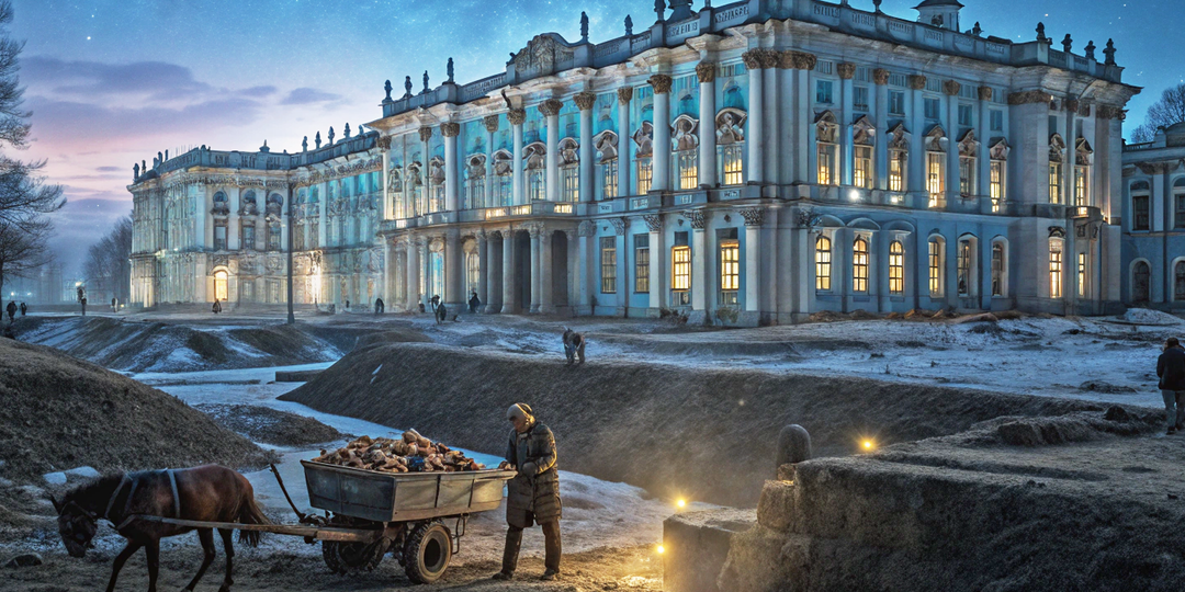 Эрмитаж - допотопный дворец в центре Петербурга: кто на самом деле построил главный дворец Питера? История, о которой молчат экскурсоводы