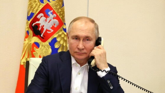    Путин и Трамп завершили телефонный разговор, беседа длилась более двух часов ©Администрация Президента РФ / Kremlin.ru