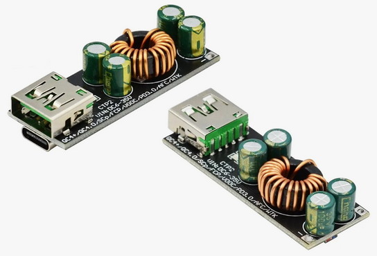 Плата быстрой зарядки в двух ракурсах, изображение с Алиэкспресс