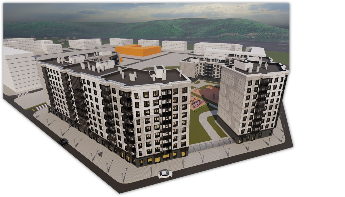 Проект ЖК «Межгорье». Источник: ПроГород (входят в группу ВЭБ)