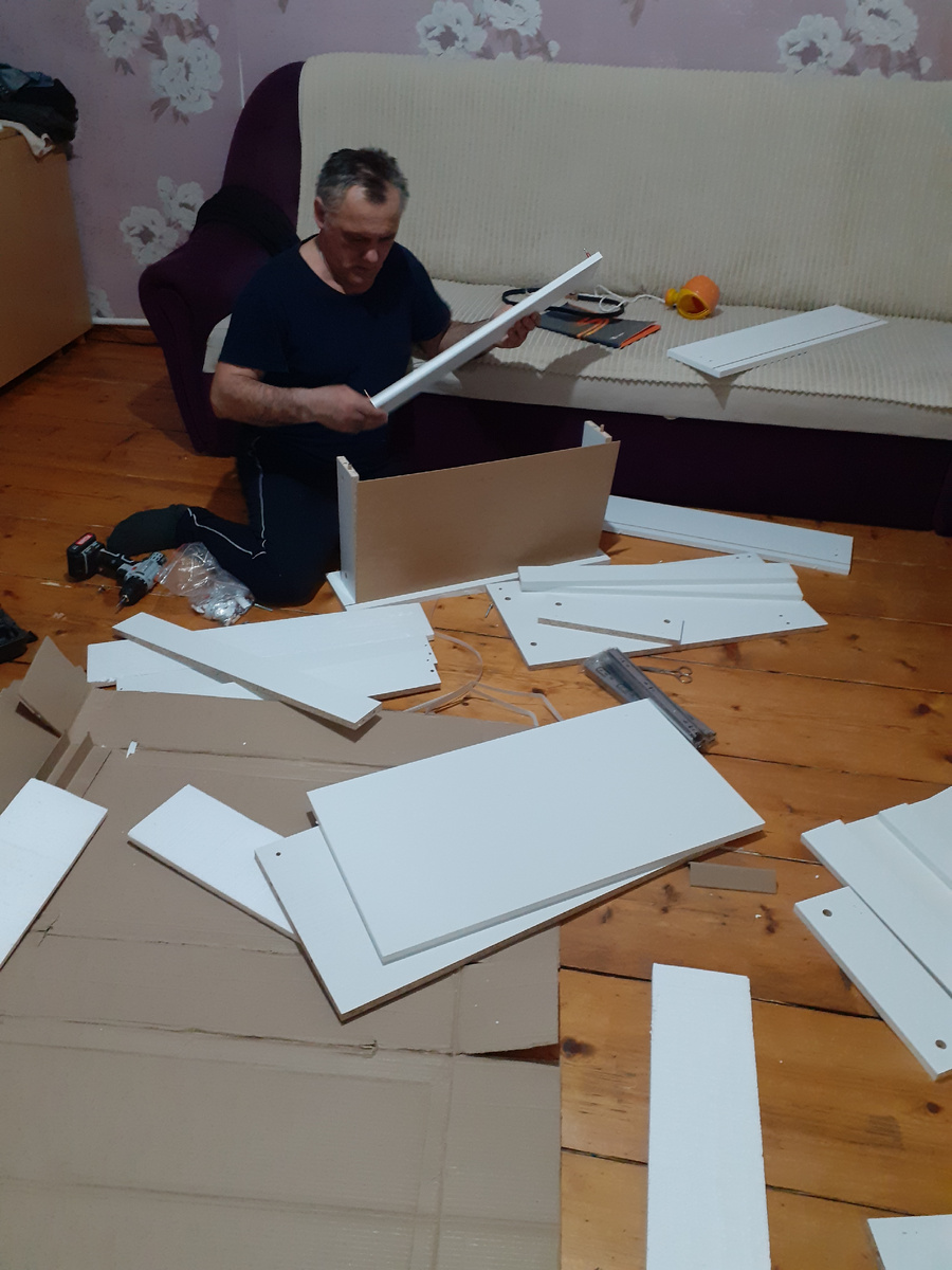 Серёжа в работе😉😊