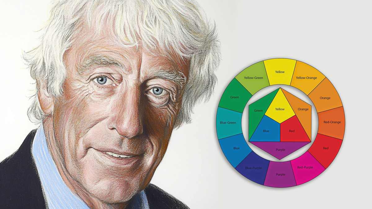Роджер Дикинс и цветовой круг Иттена.