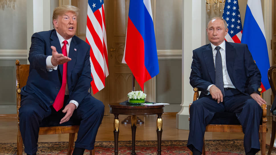 Дональд Трамп и Владимир Путин в 2018 году.📷Фото: Дмитрий Азаров / Коммерсантъ