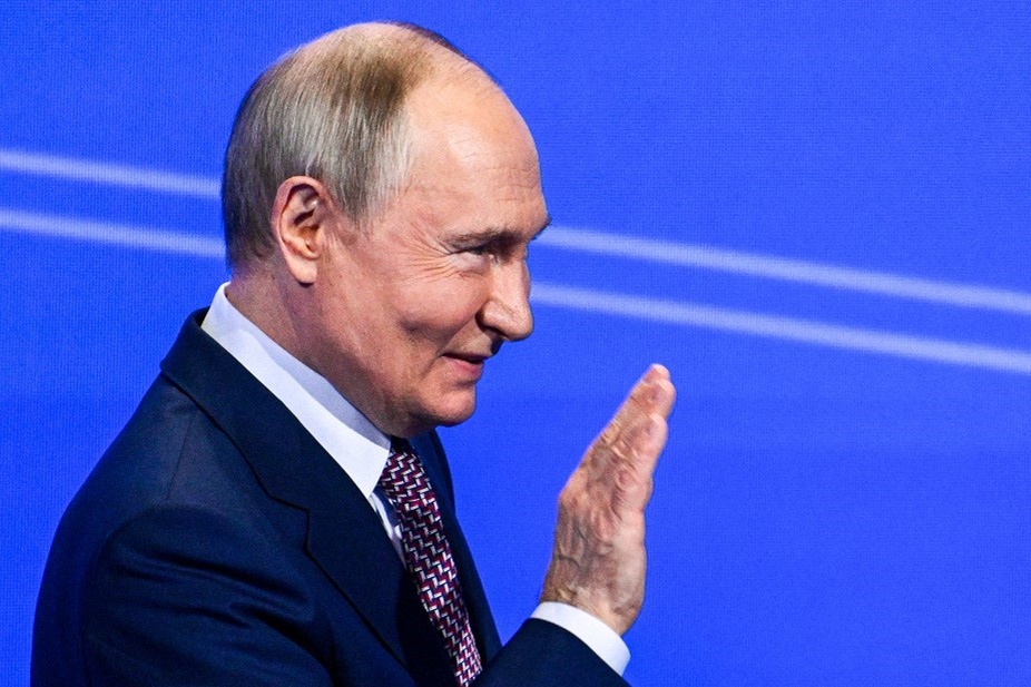    Президент РФ Владимир Путин, 18 марта 2025 года. Автор фото: Кристина Кормилицына / POOL / ТАСС