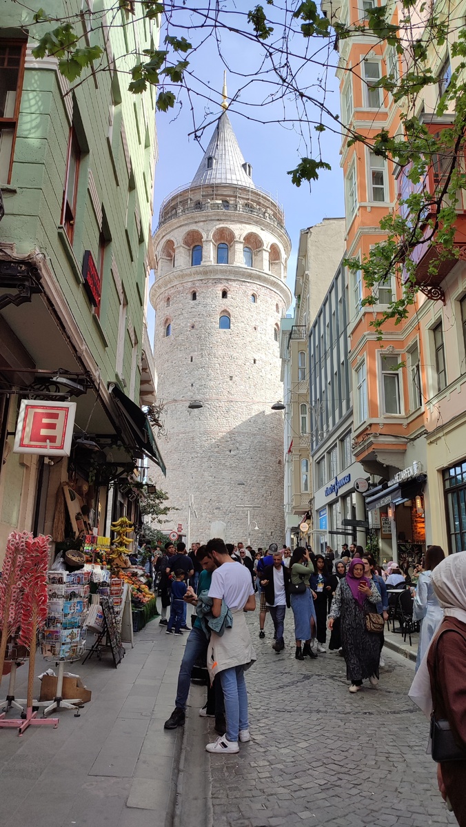 Район Галата. Галатская башня