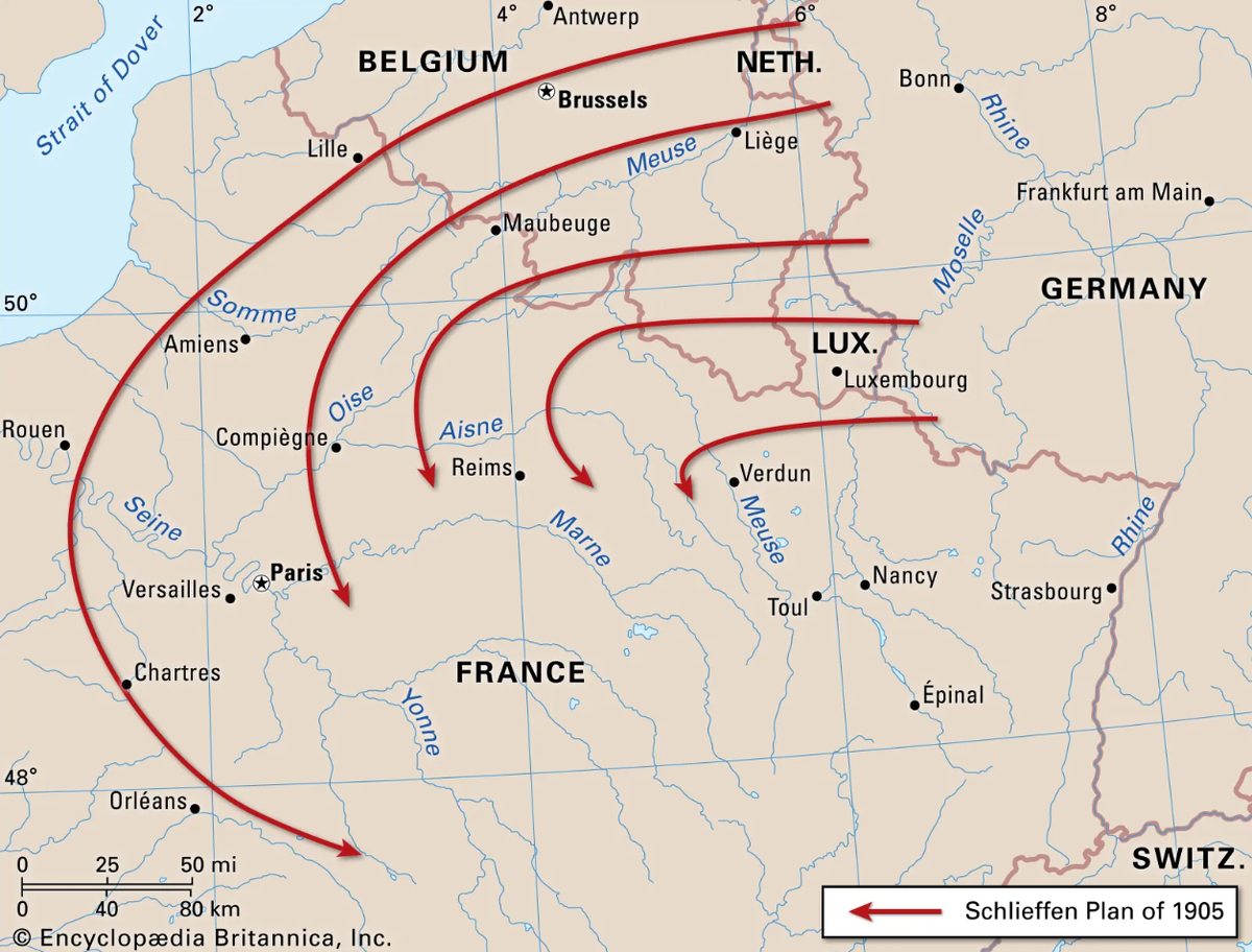 План Шлиффена 1905 года.