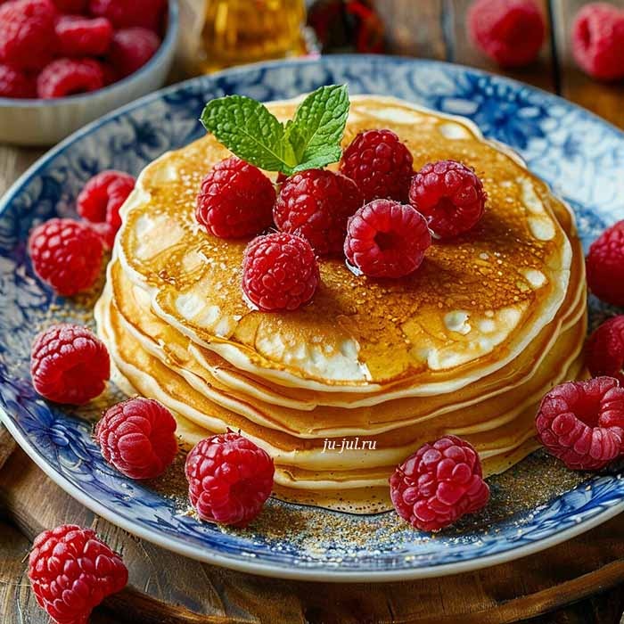 Кукурузные блины на воде