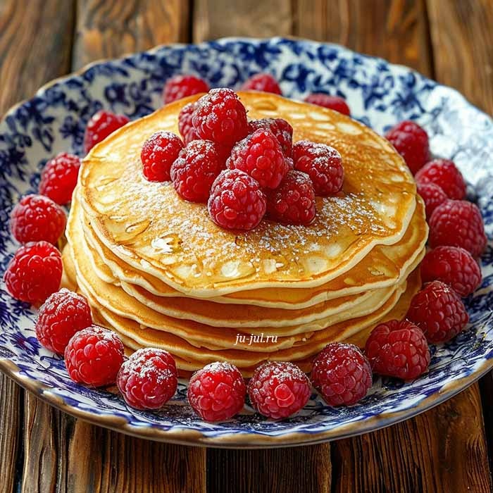 Кукурузные блины на воде