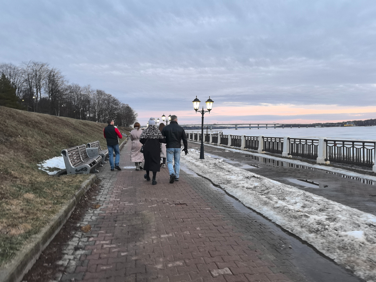 Набережная Волги в Костроме. Фото автора