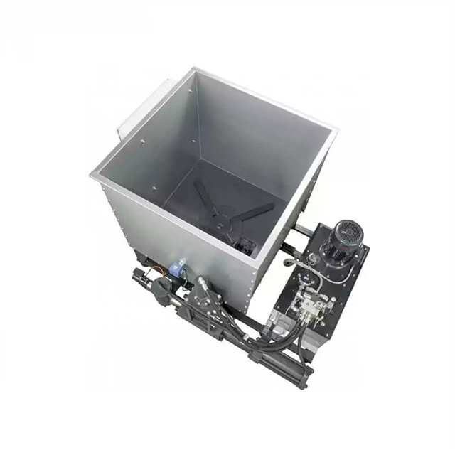 
Вместительный загрузочный бункер для щепы, стружки или шлифовочной пыли