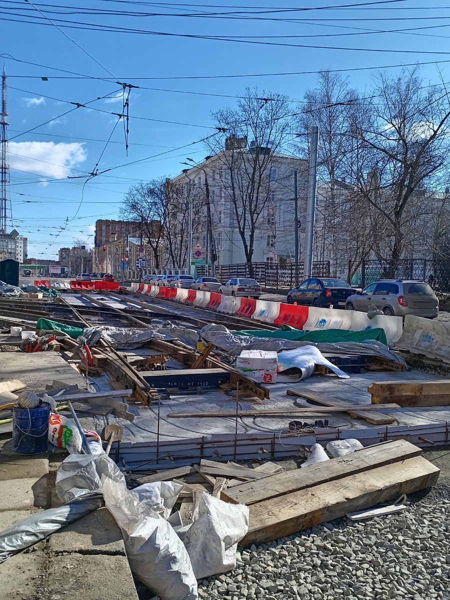 ул. Краснеосельская. Замена стрелок