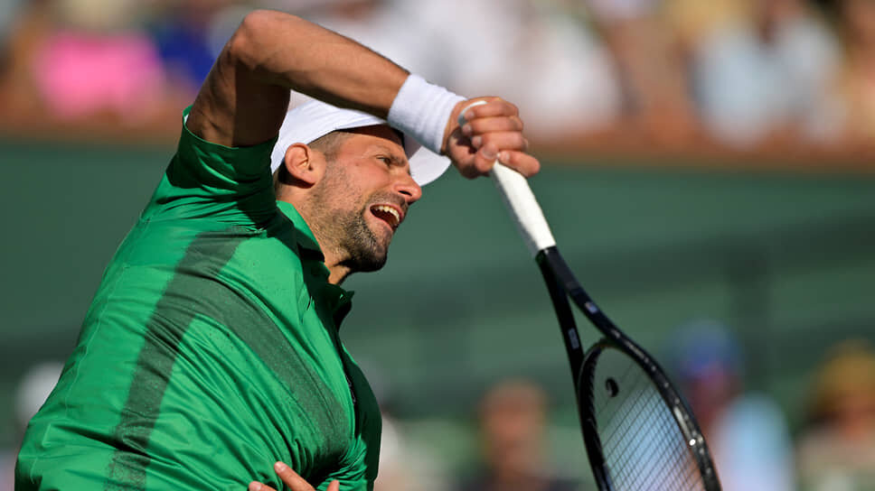 Новак Джокович на BNP Paribas Open в Индиан-Уэллсе, 8 марта 2025 года.📷Фото: Jayne Kamin-Oncea-Imagn Images / Reuters
