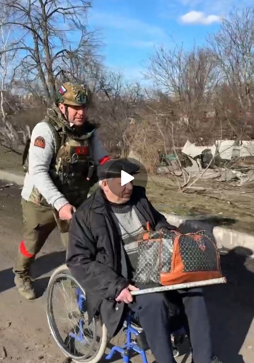 Эвакуация мирного населения из Суджи