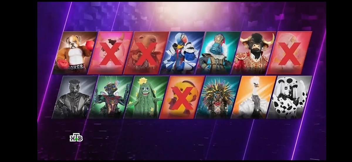 Скрин из телепередачи Шоу "Маска 6"