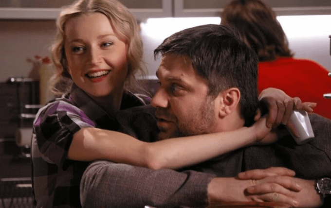 Ольга Медынич и Джемал Тетруашвили в сериале "Светофор"