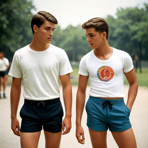 Молодежный стиль коротких шорт