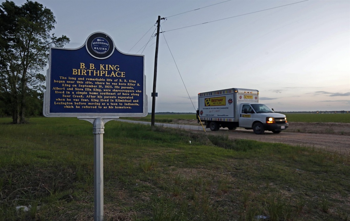 Где-то здесь родился B.B. King