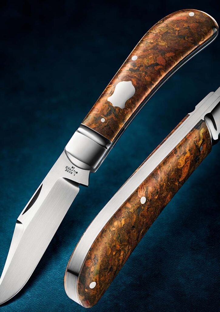 В 1989 году Тони встретил Лэнни Шелла, с которым у него сложились дружеские отношения. Лэнни попросил Тони изготовить для него нож со складным лезвием длиной от 3 до 4 дюймов, который бы подходил для выполнения грубой работы. Тони не знал, как назвать такой нож, поэтому дал ему название «Lanny's Clip».