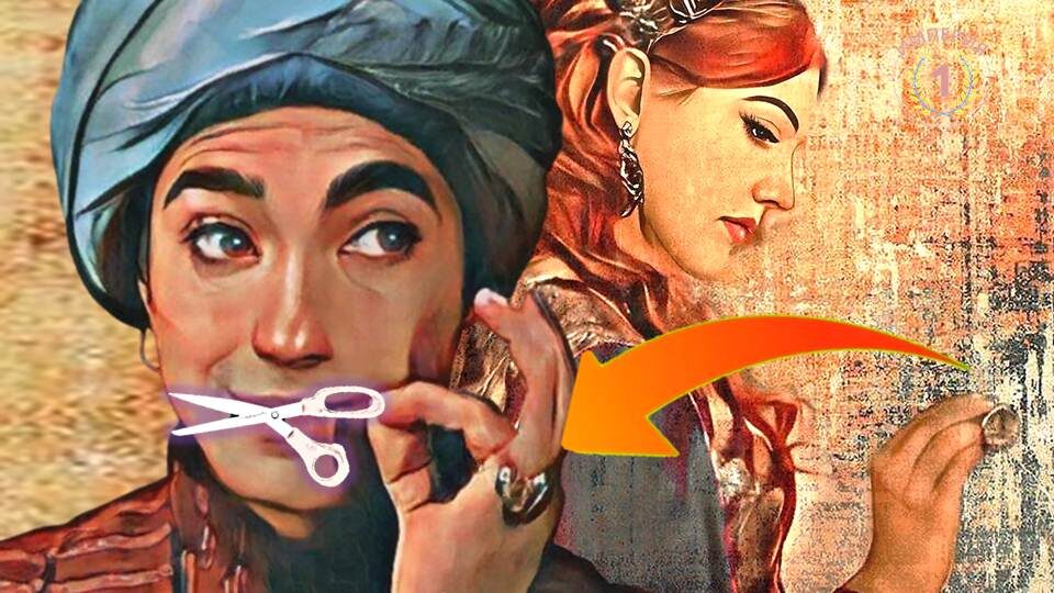 Коллаж автора, созданный из фрагментов турецкого сериала "Великолепный век"