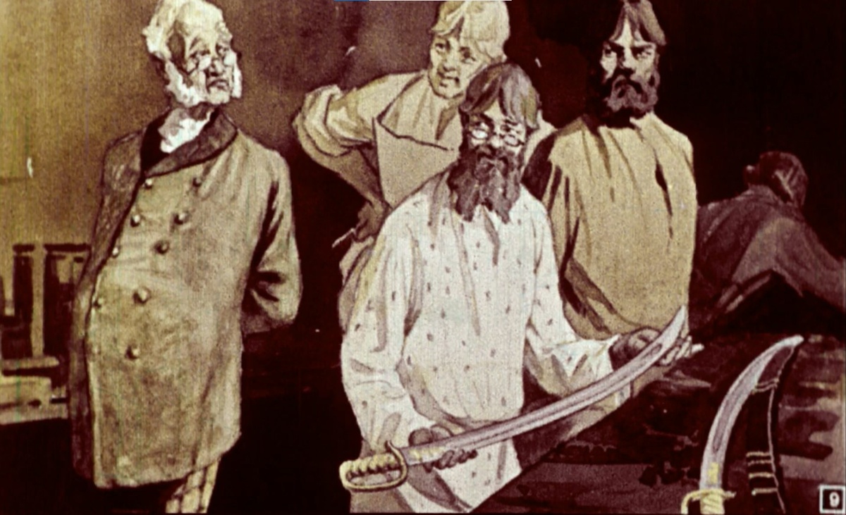 Слайды диафильма «Иванко-Крылатко», студия "Диафильм", 1961 год, художник И. Сущенко