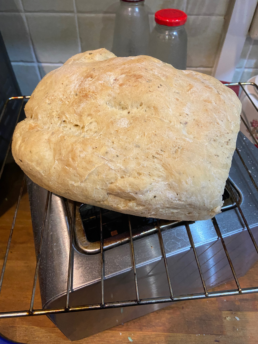 Хлеб с чесноком. 