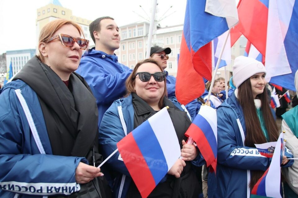    Празднование воссоединения Крыма с Россией в Республике Алтай. Источник: altai-republic.ru