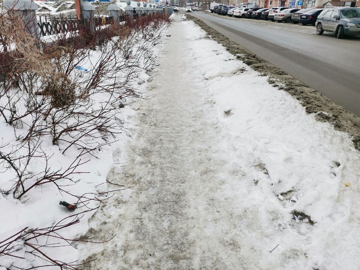 Гололед на дорогах/ ИА «Мой Алтай»