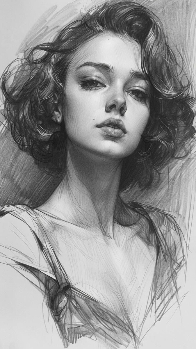 Портрет карандашом 