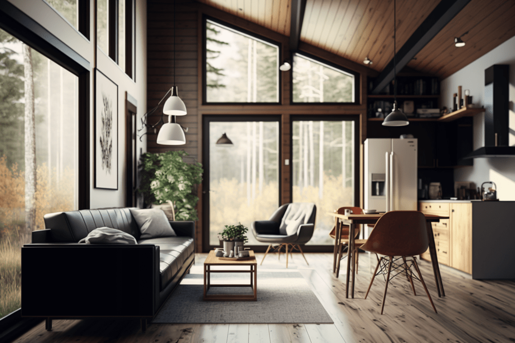    Дизайн коттеджа в современном минимализме Keri