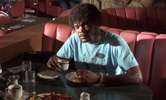    Кадр из фильма «Криминальное чтиво»