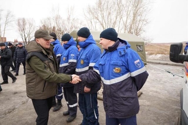    Мэр на учениях. Фото: Администрация Красноярска