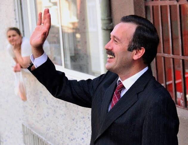 Молодой Эрдоган в начале своей политической карьеры 