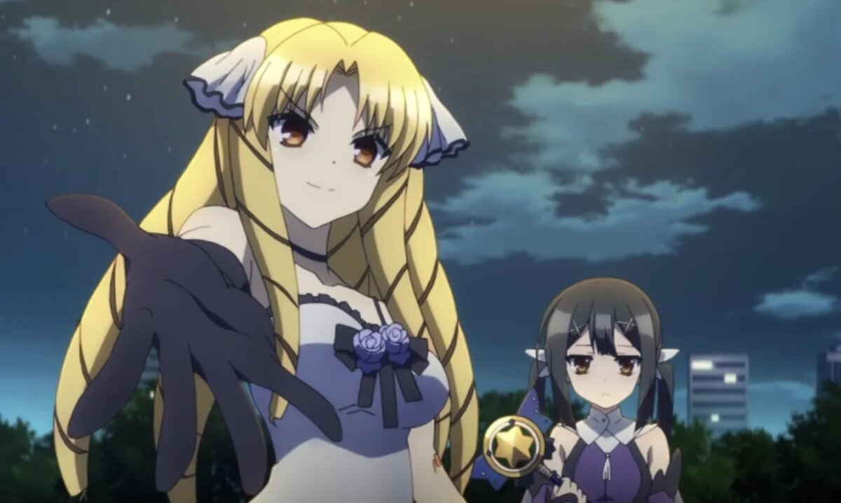 Кадр из аниме «Судьба: Девочка-волшебница Иллия»   📷