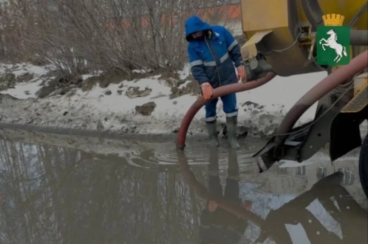    В Академгородке в Томске устранили подтопление проезда