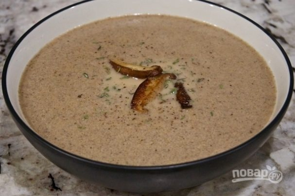 Грибной суп-пюре