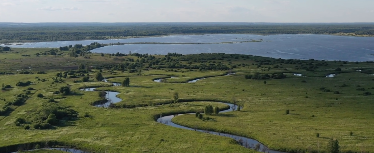 Озеро Яхробол и река Рыбинка