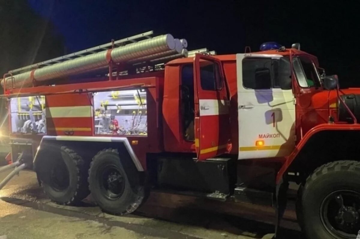    Четыре пожара произошло в Адыгее за сутки