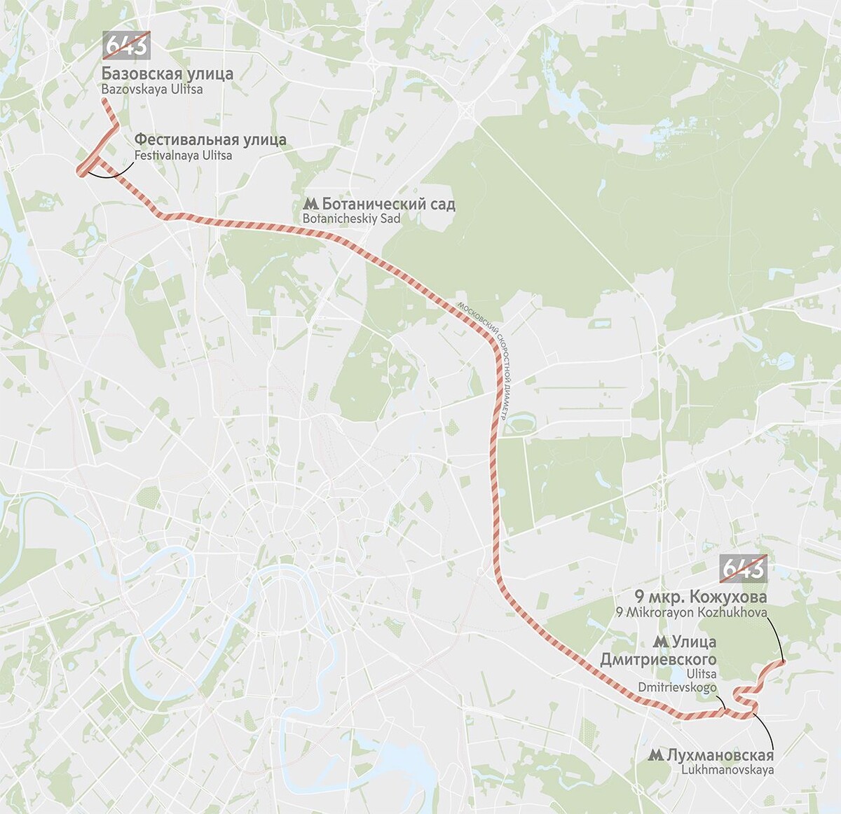    С 22 марта в 11 районах Москвы изменятся маршруты наземного транспорта