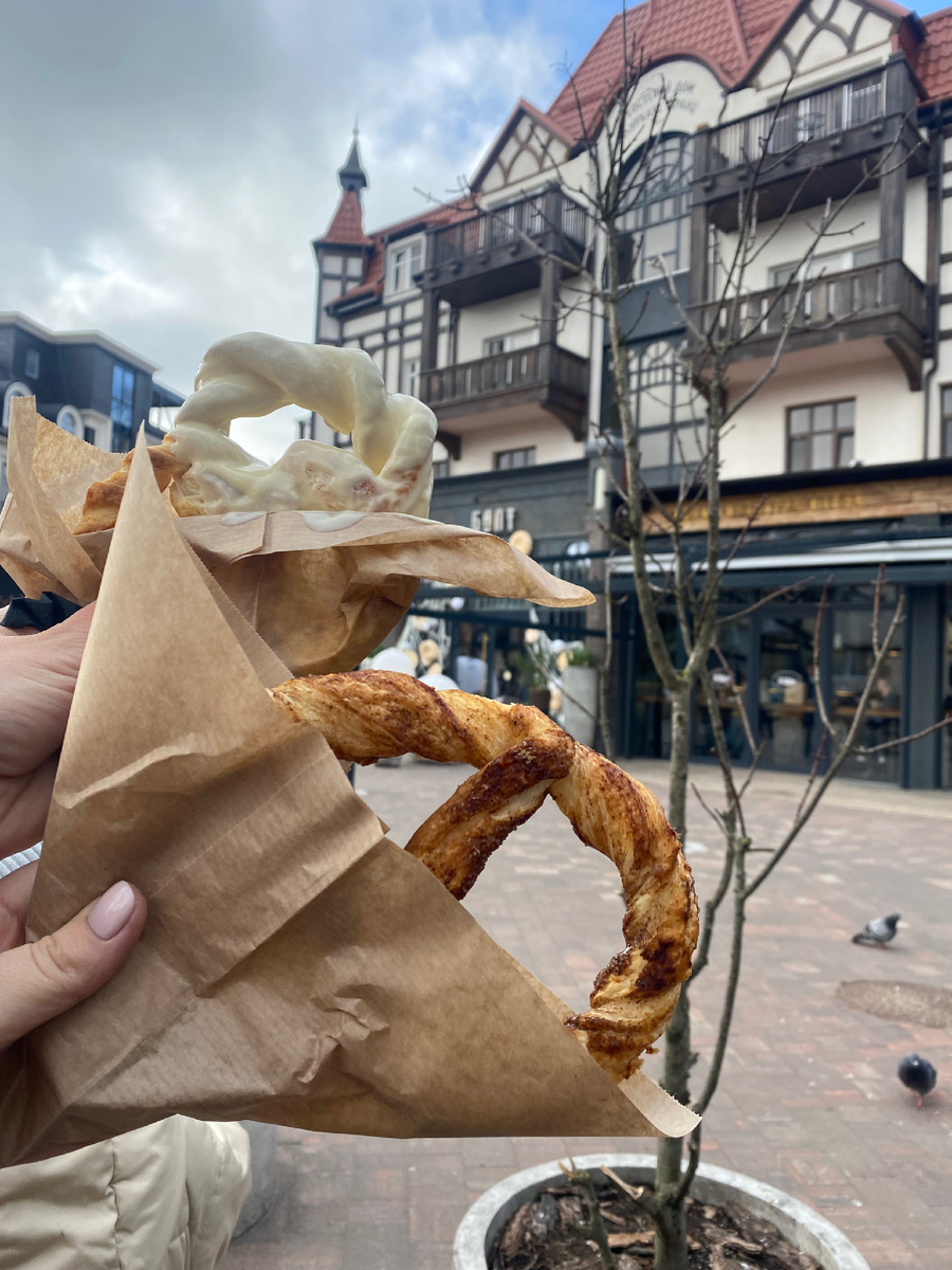 Мы классно погуляли с Зеленоградске, и много разговаривали на тему поисков работы.