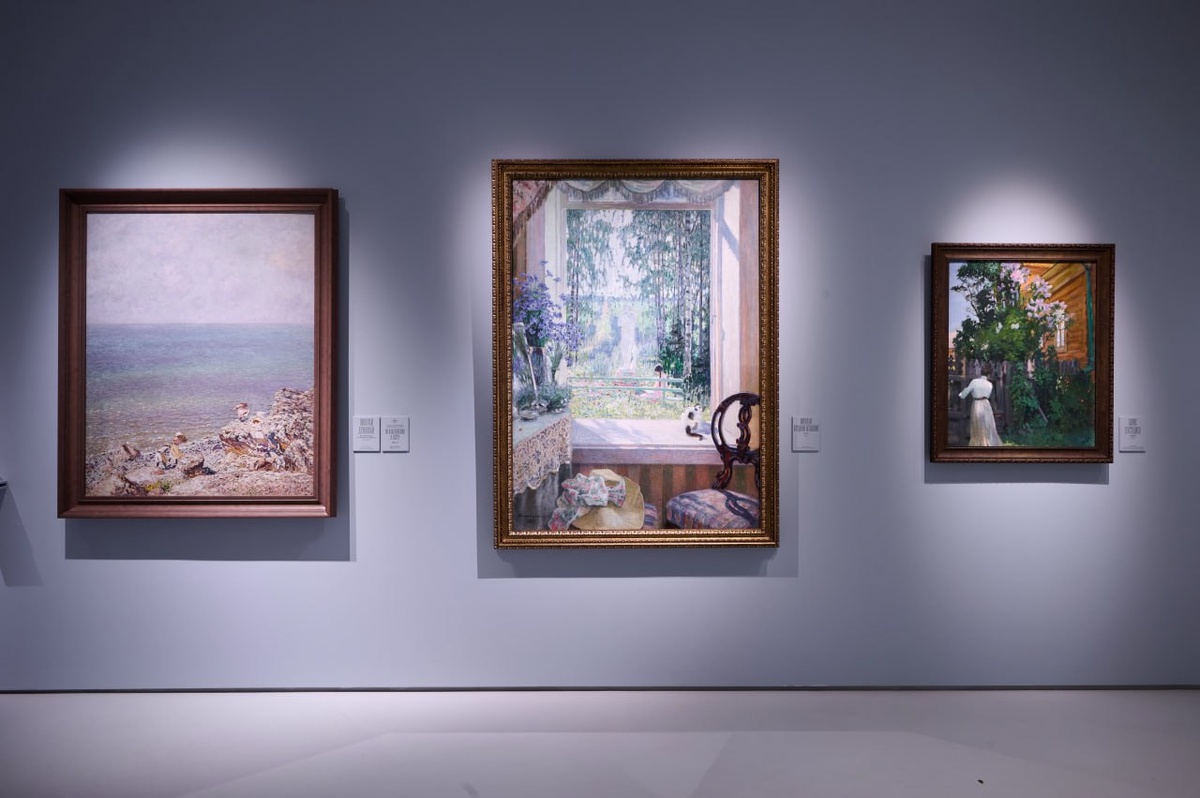 Фрагмент экспозиции. Фото из официального ТГ-канала Музея русского импрессионизма.