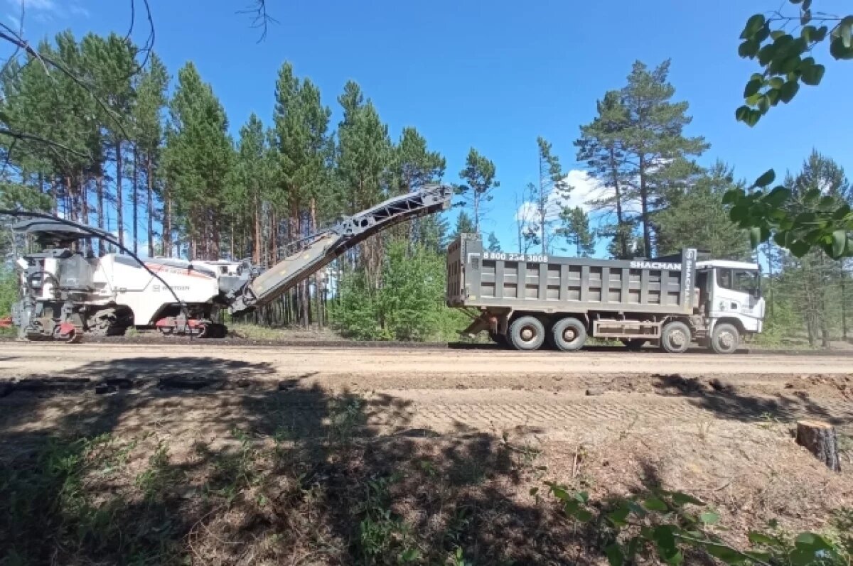    Участок трассы около озера Арей починят в Забайкалье