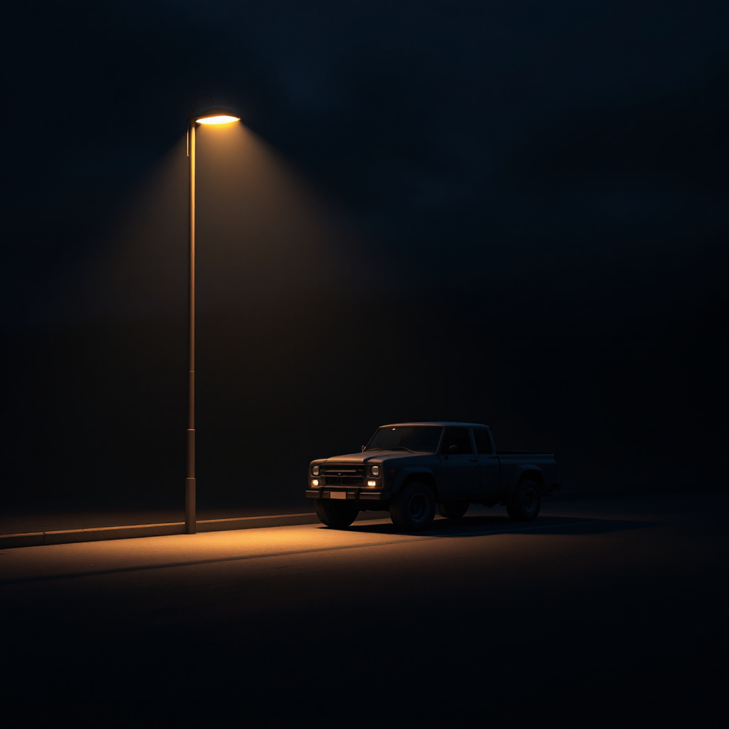 Ночь. Тишина. И только гул подвески нарушает покой