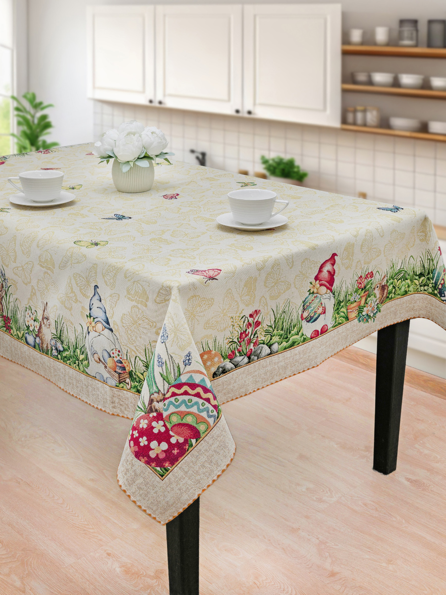 Гобеленовая скатерть итальянского бренда VINGI RICAMI.