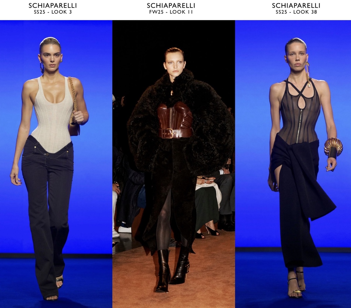 Корсеты в коллекции Schiaparelli (фото @Tagwalk.ru)