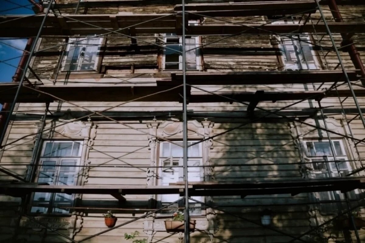    На улице Мусы Джалиля в Томске неудачно провели реставрацию дома