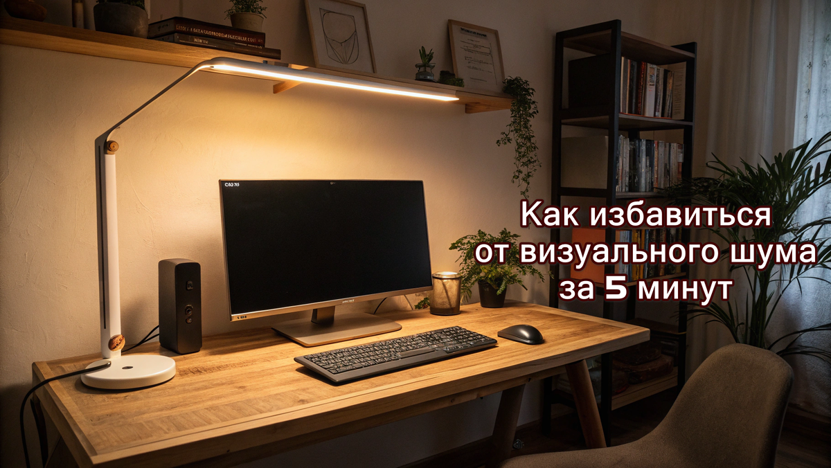 Идеальный порядок: стол без лишних деталей