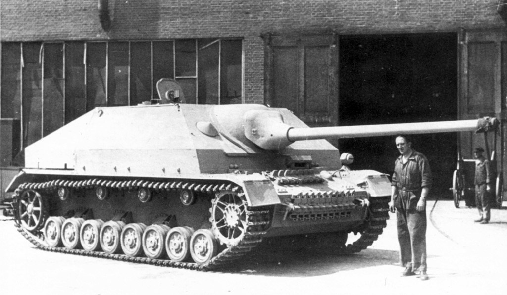 Опытный образец Panzer IV lang (A) mit 7,5 cm Pak 42 L/70, изгтовленный Alkett.