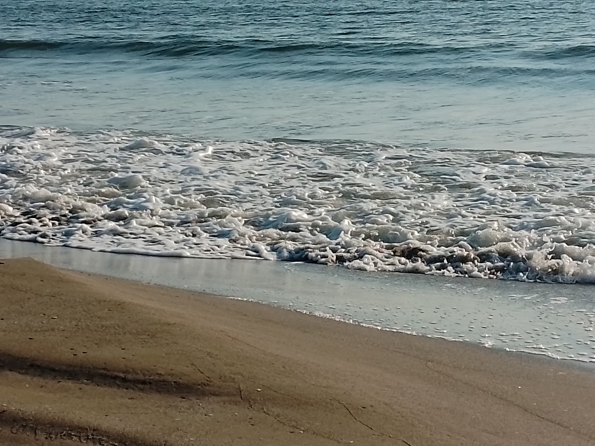 Волны-барашки. Фото автора.