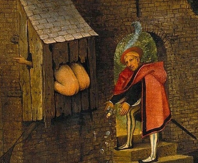 "Нидерландские пословицы" Питера Брейгеля Старшего, XVI век. Изображение не нарушает правил платформы (Взято из открытых интернет-источников: ru.wikipedia.org)